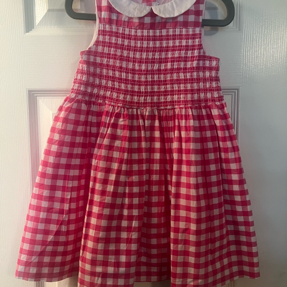 Janie and Jack Pink Gingham Kids Dress